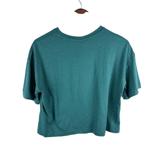 Sweaty Betty Women's T-Shirt Essential Short Sleeve Crop  Cotton Viscose Size 4 - Picture 3 of 9